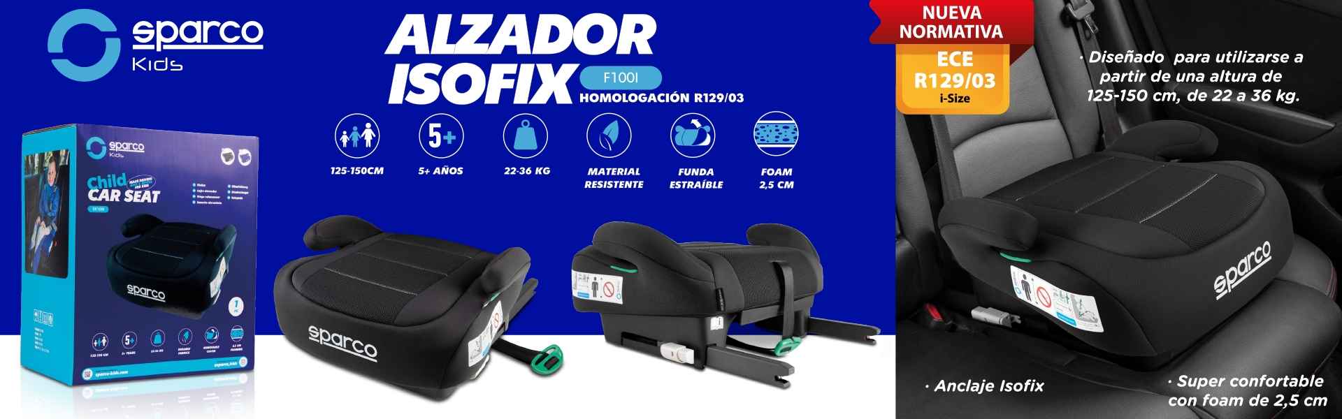 ALZADOR ISOFIX SPARCO